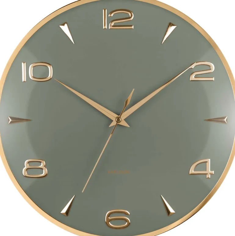Horloge en aluminium Sienna Glow