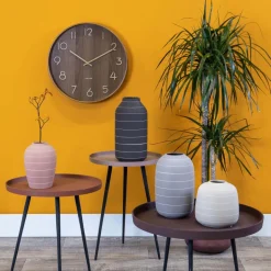 Horloge en bois Pure 40 cm (Bois foncé)