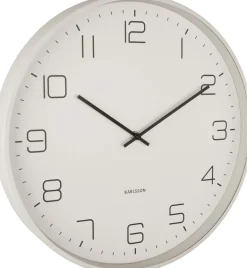 Horloge en métal Lofty 40 cm (Gris)