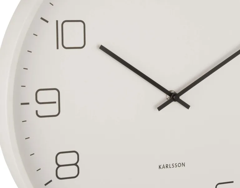Horloge en métal Lofty 40 cm (Gris)