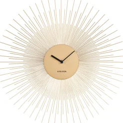 Horloge en métal Peony 45 cm (Doré)