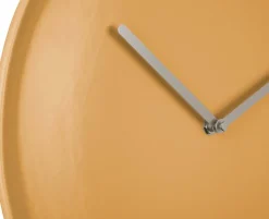 Horloge en porcelaine Plate 35 cm (Ocre jaune)