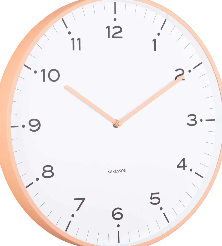 Horloge murale 40 cm Circus Rings (Orange)