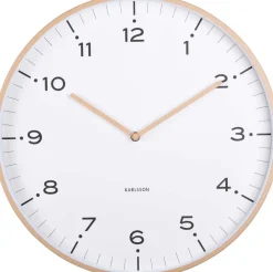 Horloge murale 40 cm Circus Rings (Marron clair)