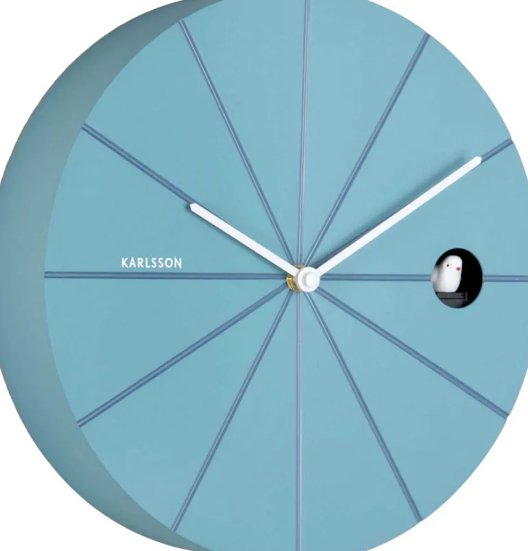 Horloge murale coucou en ABS Destacado (Bleu)