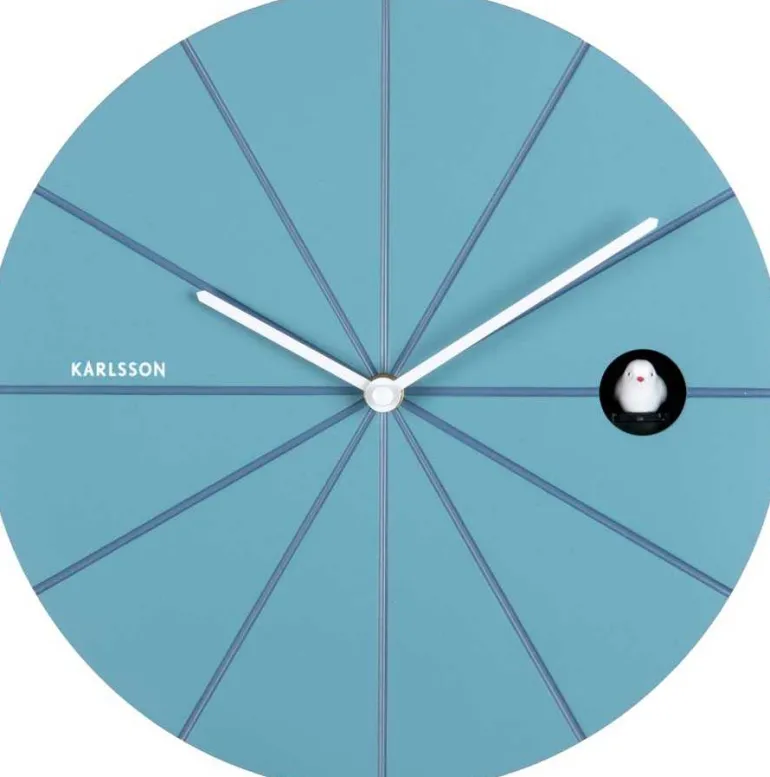 Horloge murale coucou en ABS Destacado (Bleu)