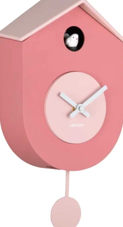 Horloge murale en ABS Grato Cuckoo (Rose)