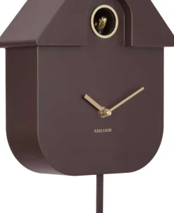 Horloge murale en ABS Modern Cuckoo Oro (Marron)