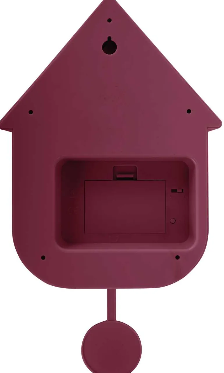 Horloge murale en ABS Modern Cuckoo Oro (Mauve)