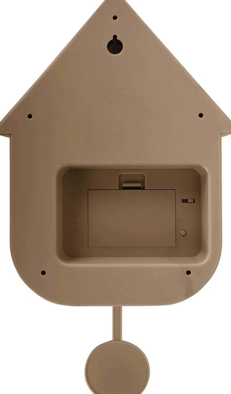 Horloge murale en ABS Modern Cuckoo Oro (Mocka)