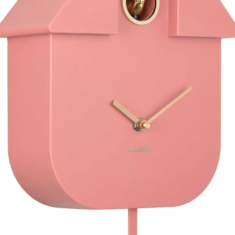 Horloge murale en ABS Modern Cuckoo Oro (Rose)