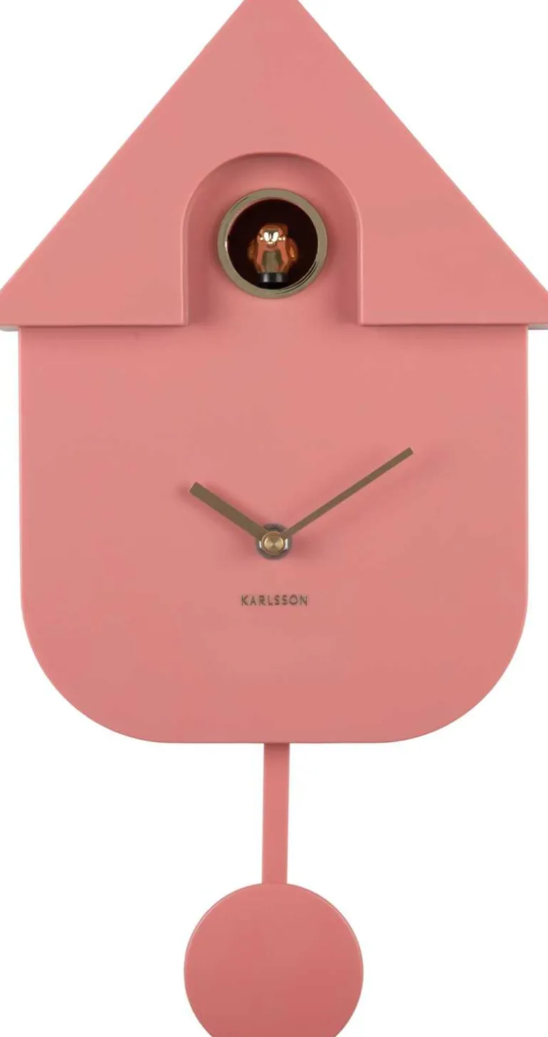 Horloge murale en ABS Modern Cuckoo Oro (Rose)