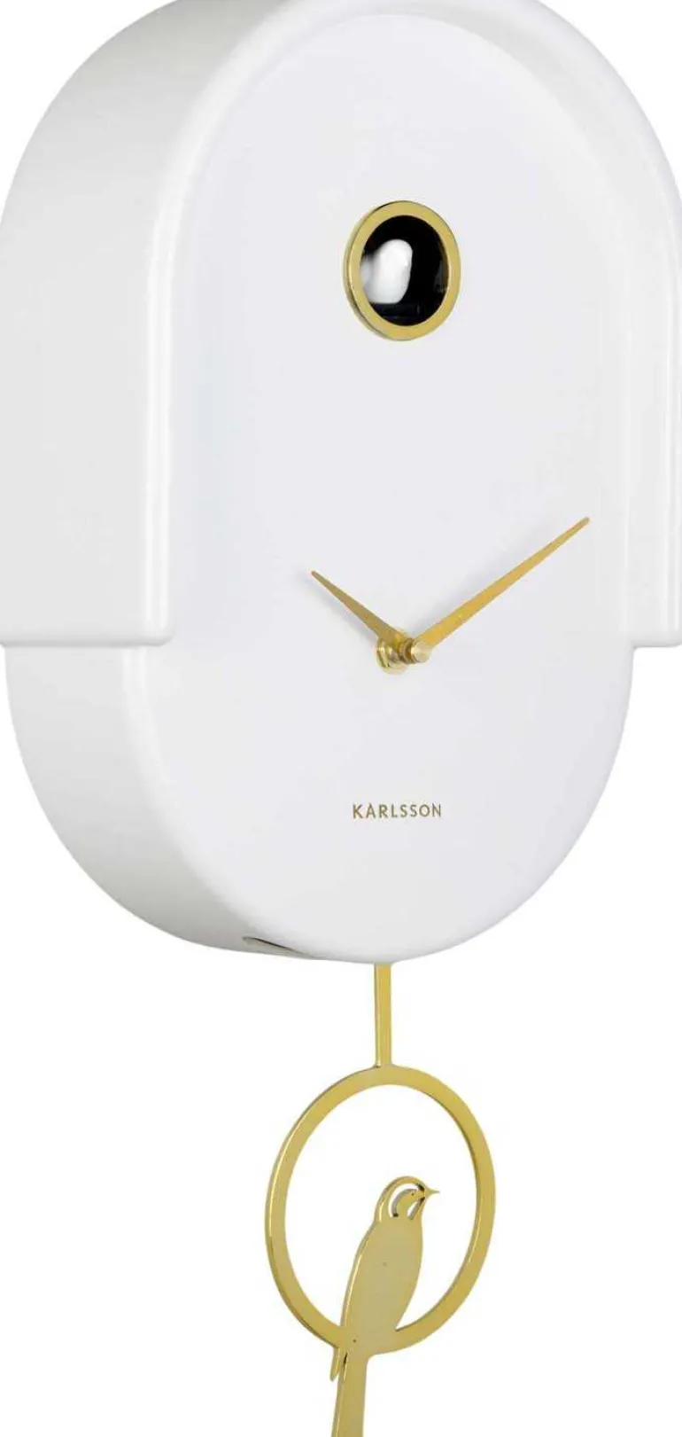 Horloge murale en ABS Tweet (Blanc)