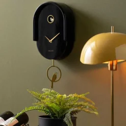 Horloge murale en ABS Tweet (Noir)