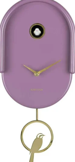 Horloge murale en ABS Tweet (Violet)