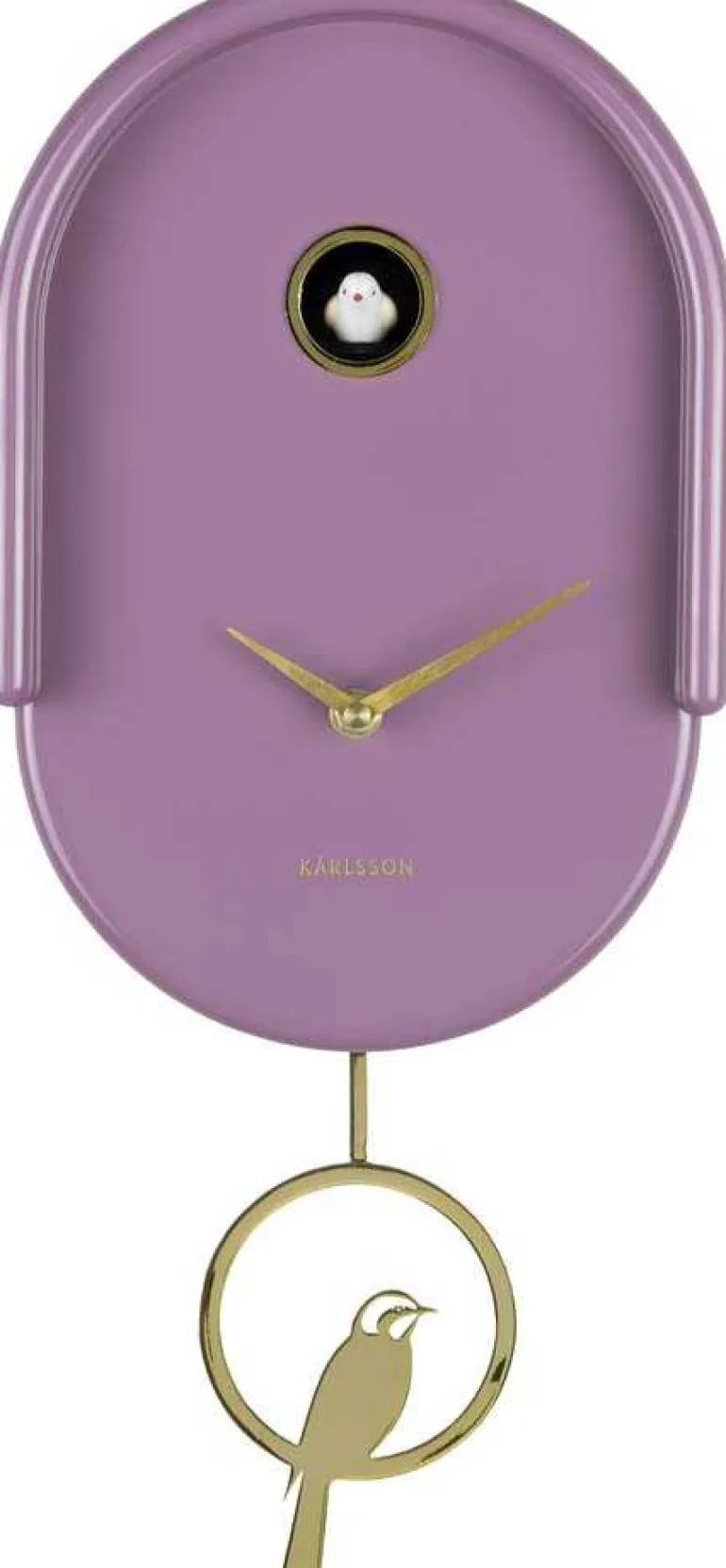 Horloge murale en ABS Tweet (Violet)