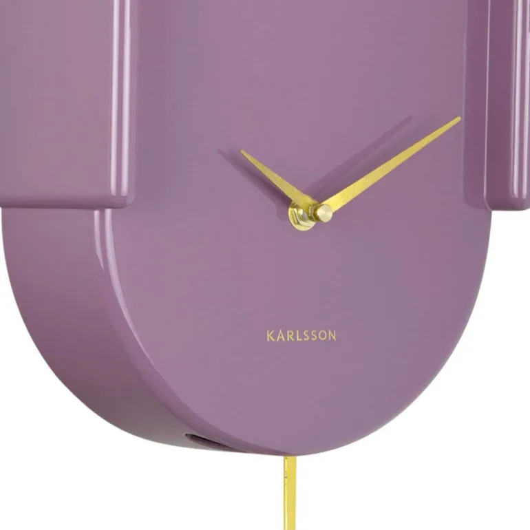 Horloge murale en ABS Tweet (Violet)