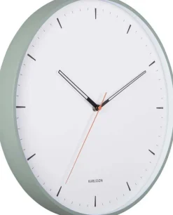 Horloge murale en métal Calm (Jade grisée)