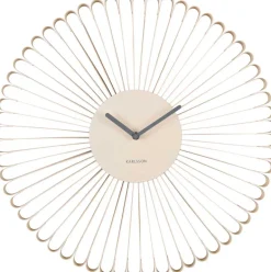 Horloge murale en métal Cascara (Blanc)