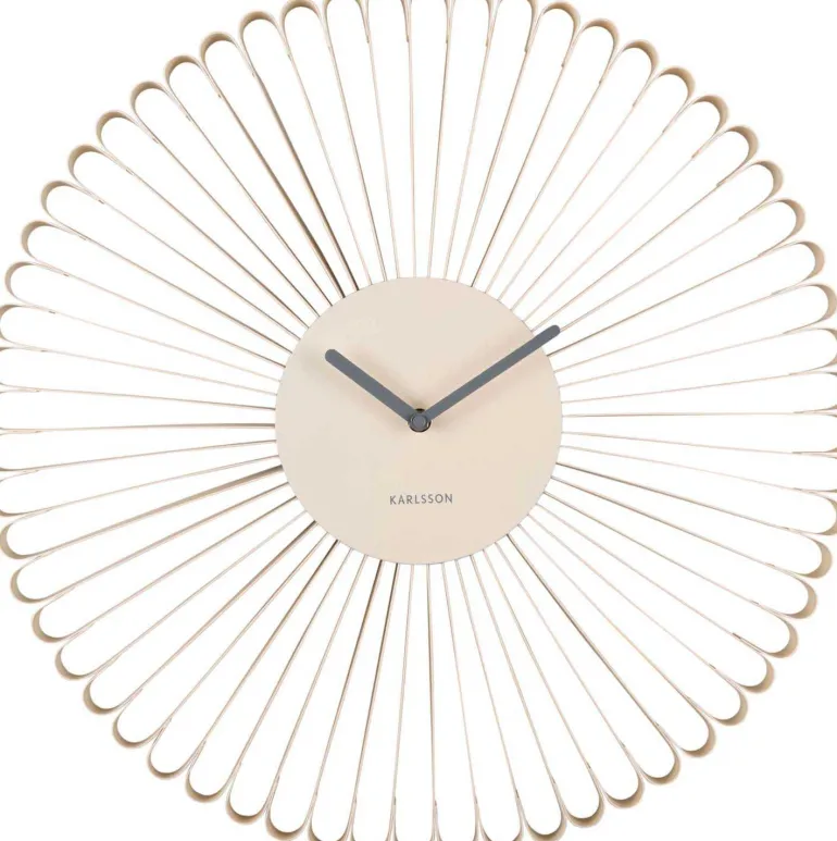 Horloge murale en métal Cascara (Blanc)