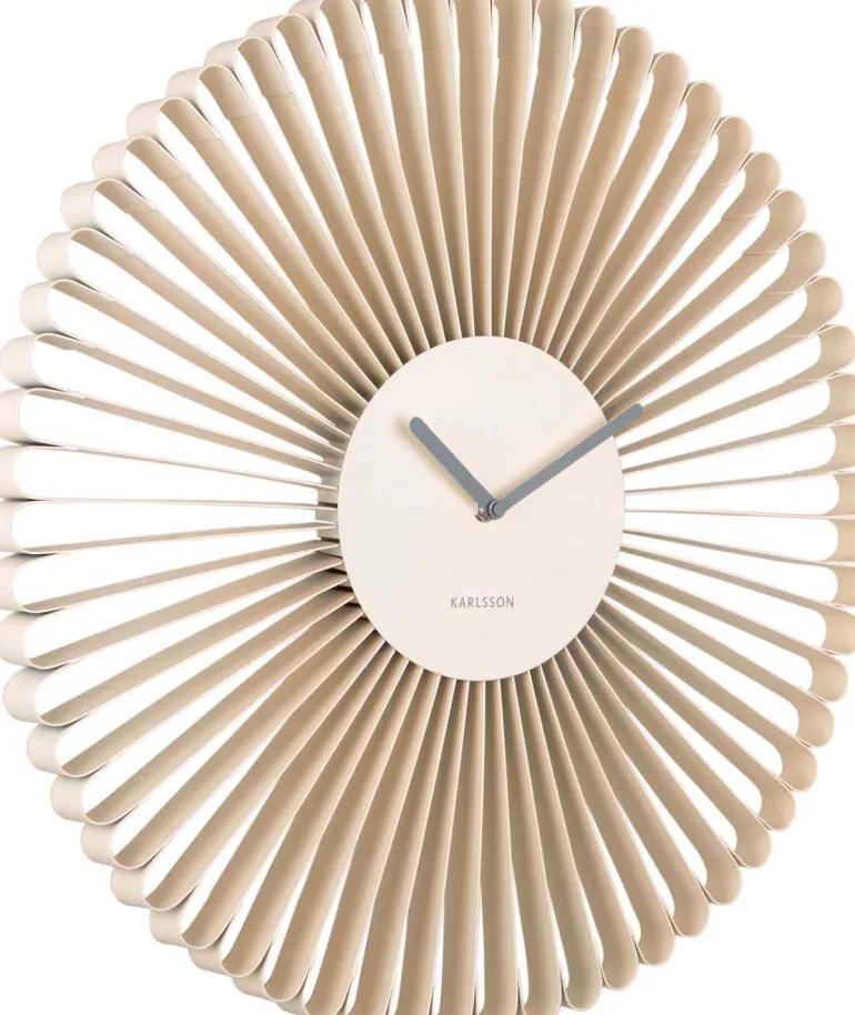Horloge murale en métal Cascara (Blanc)