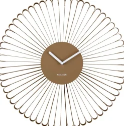 Horloge murale en métal Cascara (Marron)