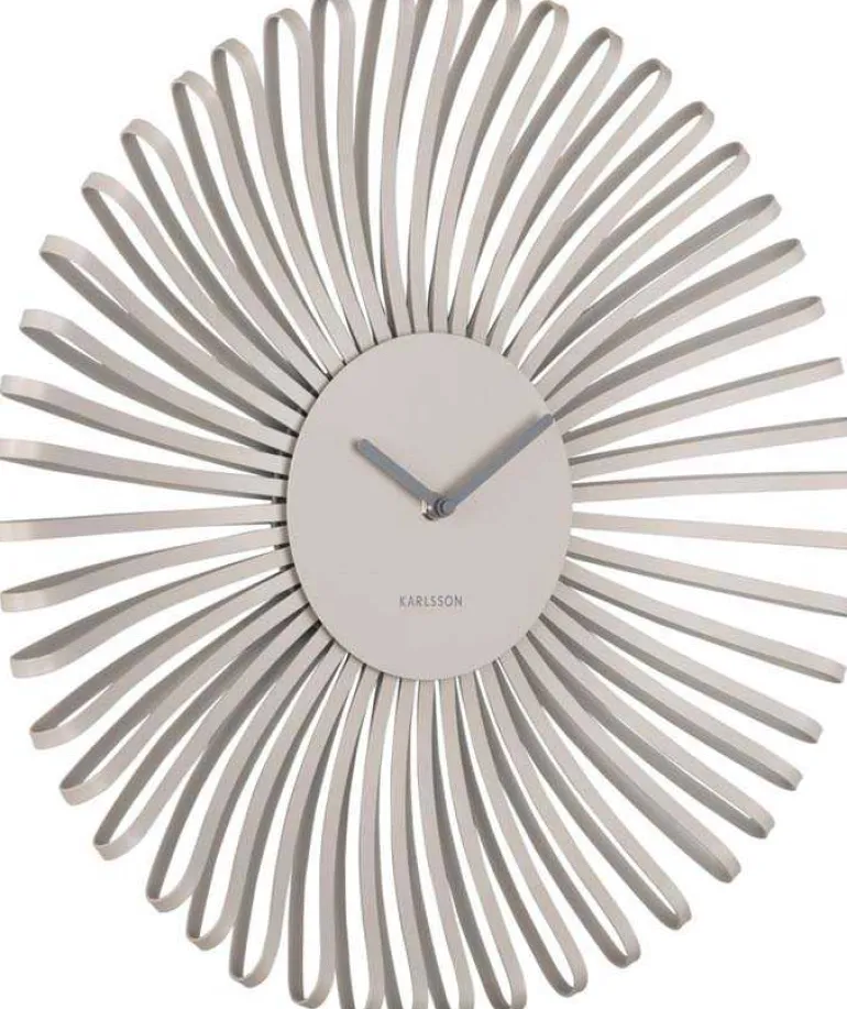 Horloge murale en métal Polo (Gris)