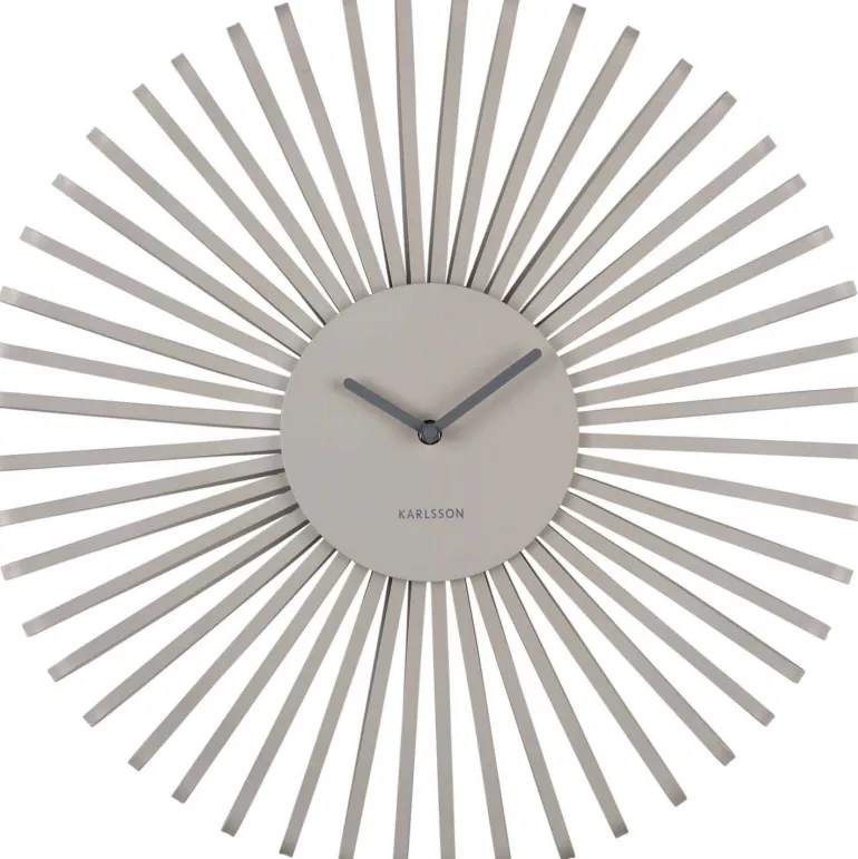 Horloge murale en métal Polo (Gris)