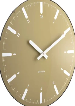 Horloge murale en polypropylène Realista Dome (Vert)