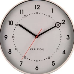 Horloge murale en résine Fresco (Gris foncé)