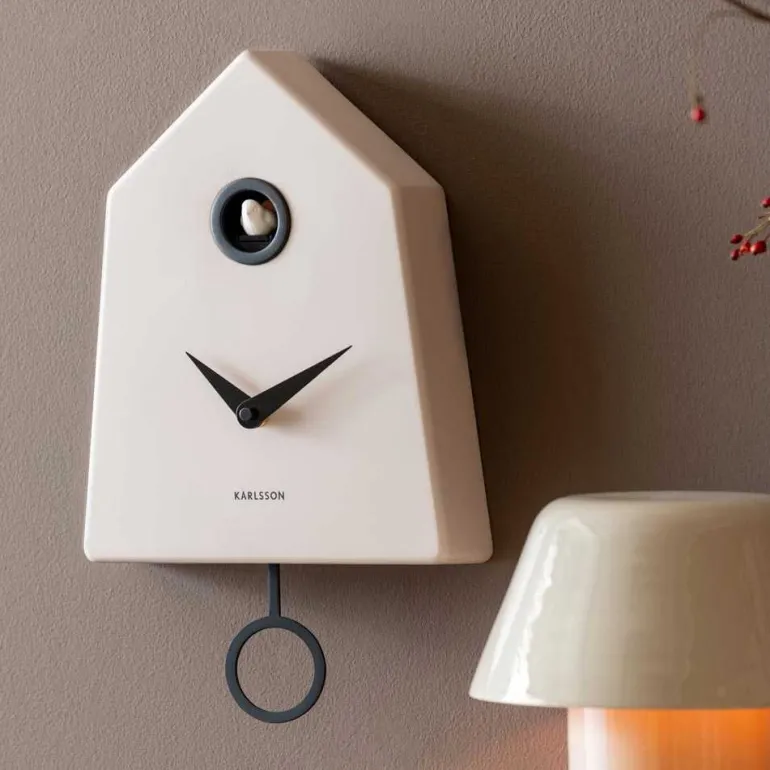 Horloge murale Grafico Cuckoo (Gris clair)