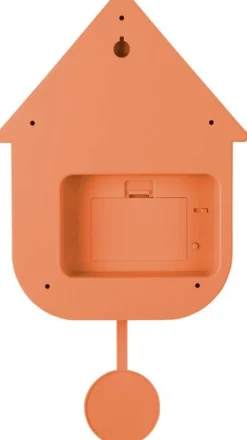 Horloge murale moderne Cuckoo (Orange)