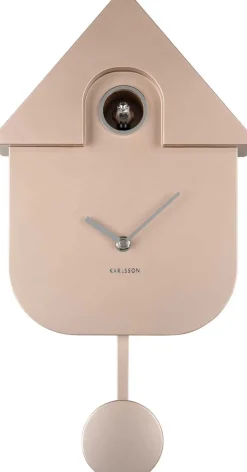 Horloge murale moderne Cuckoo (Rose gold métallique)