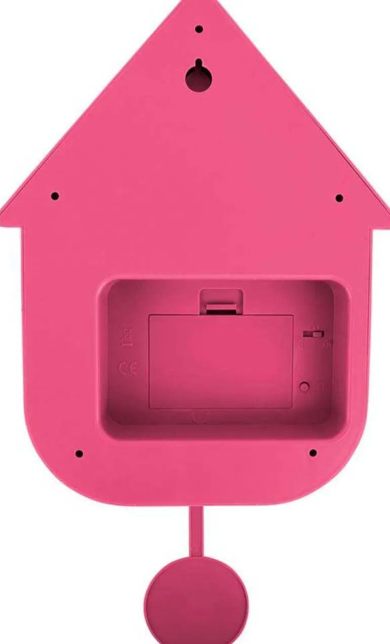 Horloge murale moderne Cuckoo (Rose)