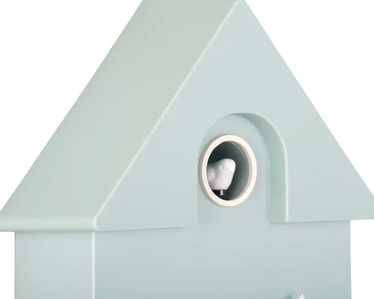 Horloge murale moderne Cuckoo (Bleu clair )