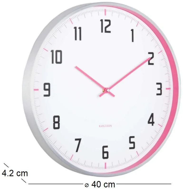 Horloge murale ronde 40 cm Sporty