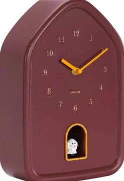 Horloge à poser Modern Doggy (Rouge bordeaux)