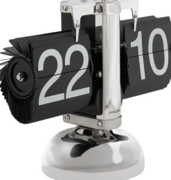 Horloge à poser Small Flip (Chrome)