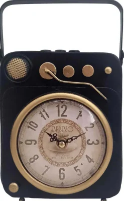 Horloge à poser vintage tourne disque