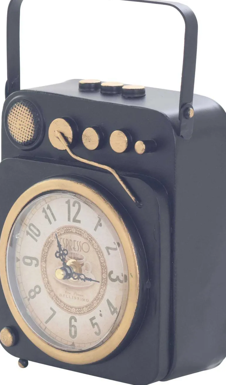 Horloge à poser vintage tourne disque