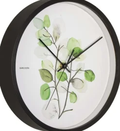 Horloge ronde Botanical 26 cm (Eucalyptus)