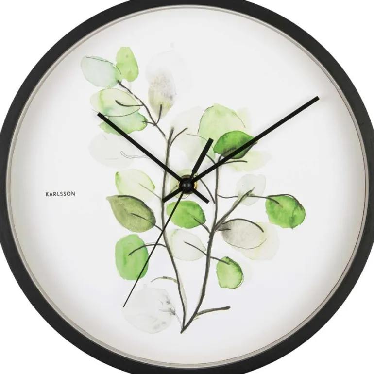 Horloge ronde Botanical 26 cm (Eucalyptus)