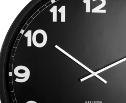 Horloge ronde en métal New classic 60 cm (Noir)