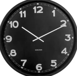 Horloge ronde en métal New classic 60 cm (Noir)