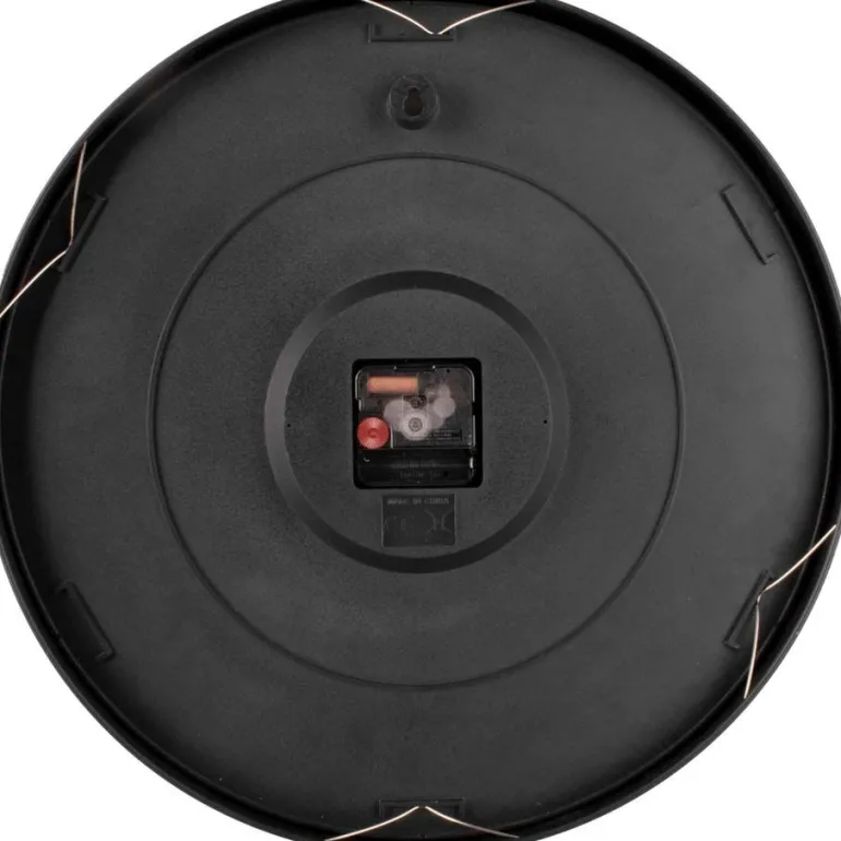 Horloge ronde en métal New classic 40 cm (Noir)