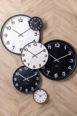 Horloge ronde en métal New classic 40 cm (Noir)