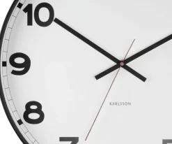 Horloge ronde en métal New classic 40 cm (Blanc)