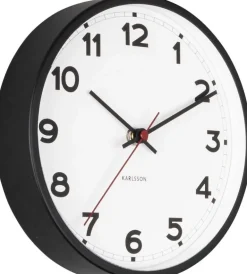 Horloge ronde en métal New classic 20 cm (Blanc)