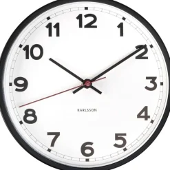 Horloge ronde en métal New classic 20 cm (Blanc)
