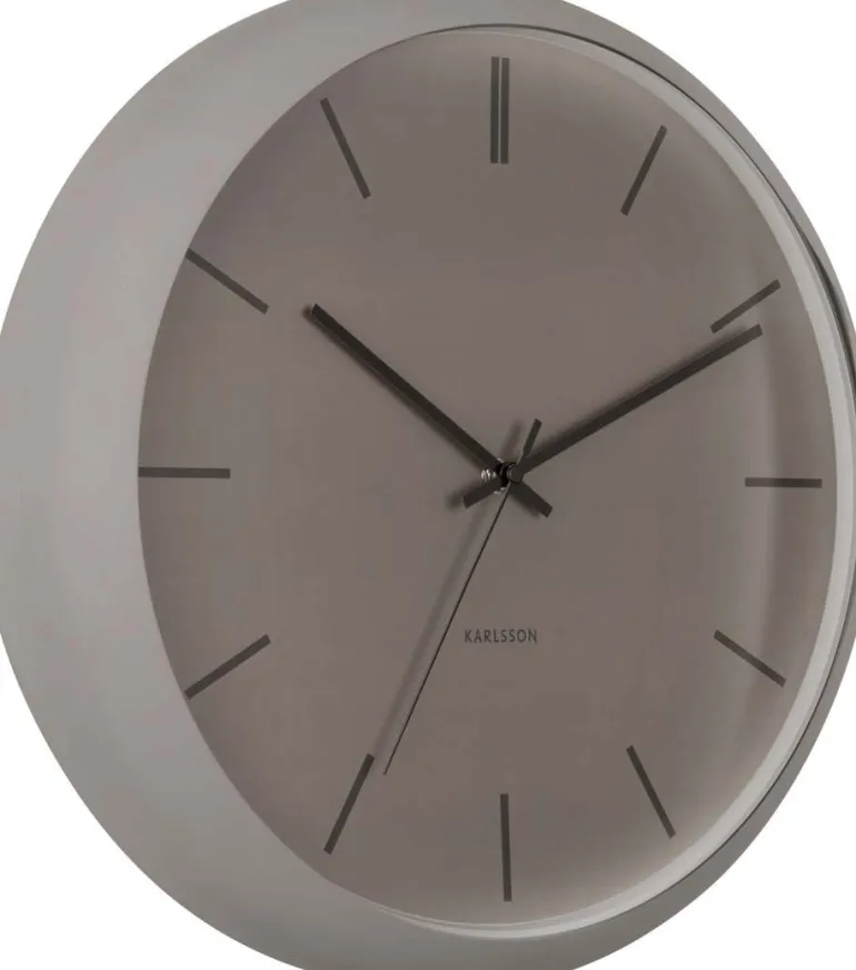Horloge ronde en métal Nirvana Globe 40 cm